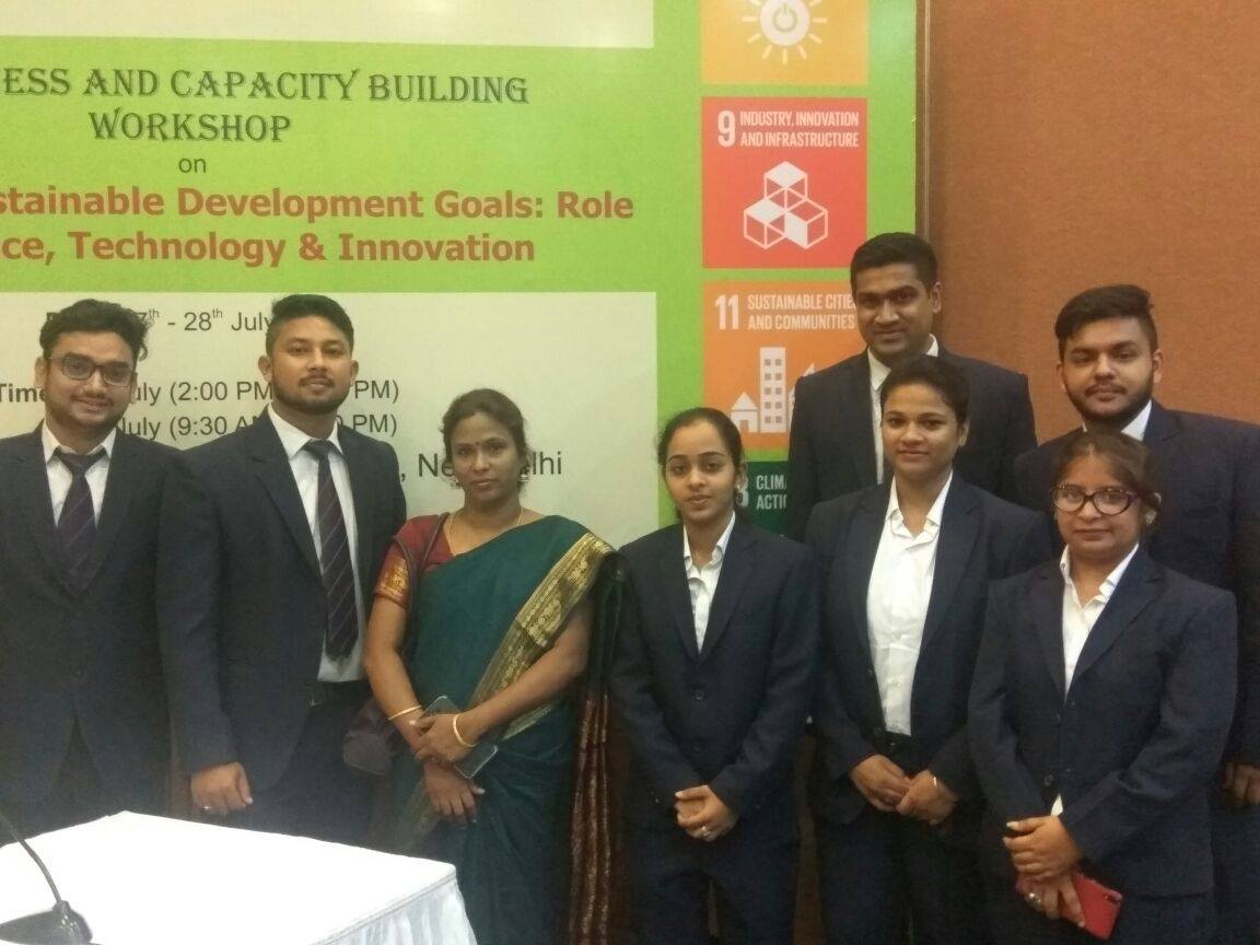 PGDM 3rd Semester Students attended SDG Workshop organised by Climate Change Research Institute